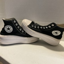 Women Size 9 Converse Chuck Taylor All Star Move Platform Black/white Sneakers