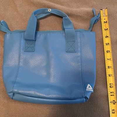 Reebok NSZ Small Blue Grip Gym Bag 5L Zip Closure Double Handles Inner Pocket