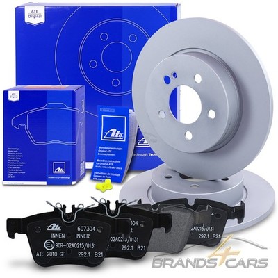 ATE BREMSSCHEIBEN Ø300 +BELÄGE HINTEN FÜR MERCEDES BENZ C-KLASSE W205 S205 C205