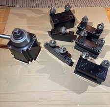 Aloris DA Tool Post, 6 Tool Holders, Aloris, Quick Change Tool Post, Wedge style