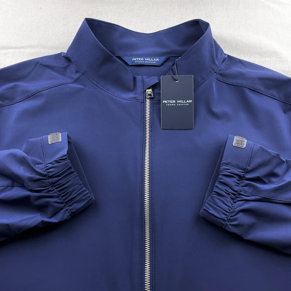Peter Millar Crown Crafted Performance Full zip Jacket Navy XL $275 - Image 2 of 4