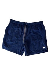 Fabletics Shorts Men's 2XL Navy Blue The One Short 7 Running Gym Towel Loop XXL