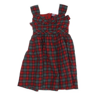 Jocko, Kleid, Größe: 98, Rot/Grün/Schwarz/Mehrfarbig, Polyester, Glencheck #UYm