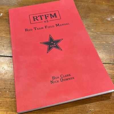 RTFM: Red Team Field Manual v2 - Paperback By Clark, Ben - New