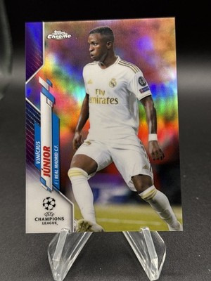 VINICIUS JUNIOR 2019-20 Topps Chrome UCL Purple Refractor /250 #33 Real Madrid