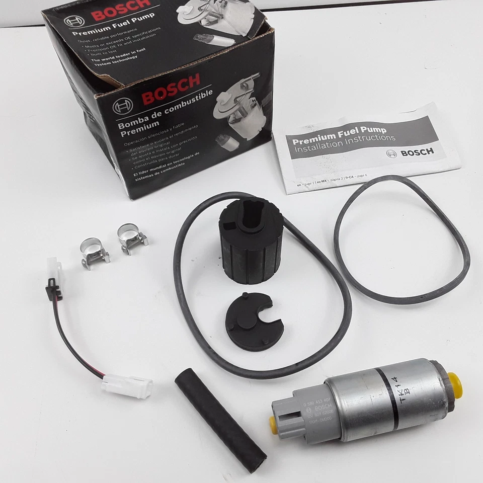 Bomba de combustible eléctrica Bosch 69131 para Mercury Lincoln Ford 1995 1996 1997 1998-2004 Foto 2 de 4