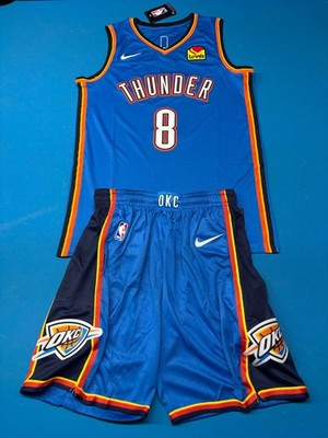 Adult Small Jalen Williams Oklahoma Thunder Swingman #8 Jersey and Shorts Set