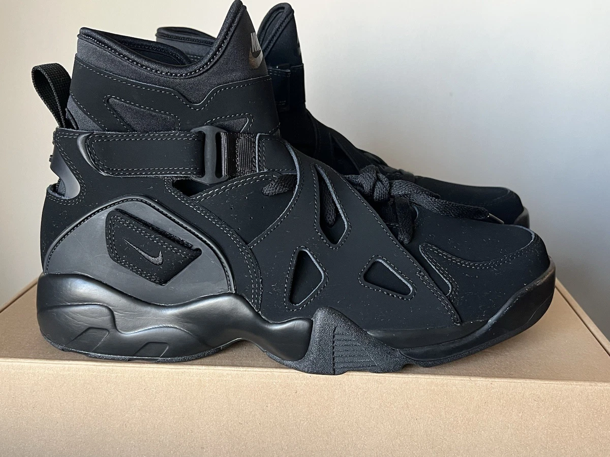 Nike Air Unlimited Triple Black Athletic Sneakers Men\'s Size 8 Style 889013-002 Air Unlimited  main image 2