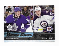 2016-17   UD YOUNG GUNS CHECKLIST - MITCH MARNER / PATRIK LAINE # 500  CARD