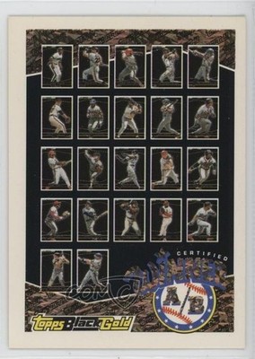 1993 Topps Black Gold Prizes Barry Bonds Will Clark Darren Daulton Larkin 7v7