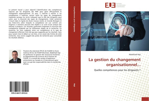 La Gestion Du Changement Organisationnel... Abdelhadi Naji Taschenbuch 472 S.-image