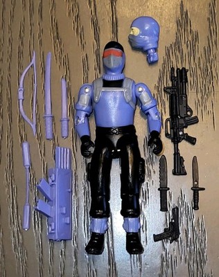 GI Joe Cobra figure 1/18 scale Black Major  Snake Eyes Storm Shadow 