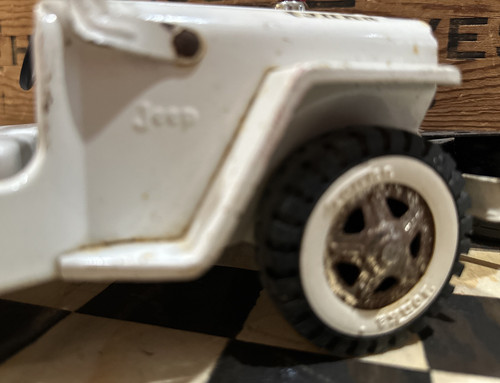 Vintage 1969 Tonka # 2435 White Jeep AA Wrecker With Snowplow -Original-๐ฏ - Picture 15 of 17