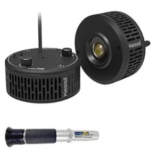 Kessil A360XE Tuna Blue LED Light  Reefractometer Package