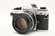 [N MINT+++ con cinturino] Nikon FE2 fotocamera pellicola argento Ai-s Ais 50 mm F/1.4 dal GIAPPONE