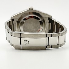 Rolex Datejust II 116334 41mm White Stick Dial 18K White Gold Fluted Bezel 8