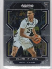 2022-23 Prizm Draft Picks Basketball Base #95 Caleb Houstan Rookie RC