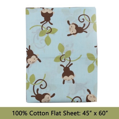 3-Piece Cotton Toddler Sheet Set for Kids Boys Girls |Animals Fish Sports Floral - 第 39/111 張圖片