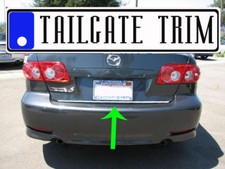 For Mazda 6 Mazda6 2003-2007 08 09-12 13-18 Chrome Tailgate Trunk Trim Molding