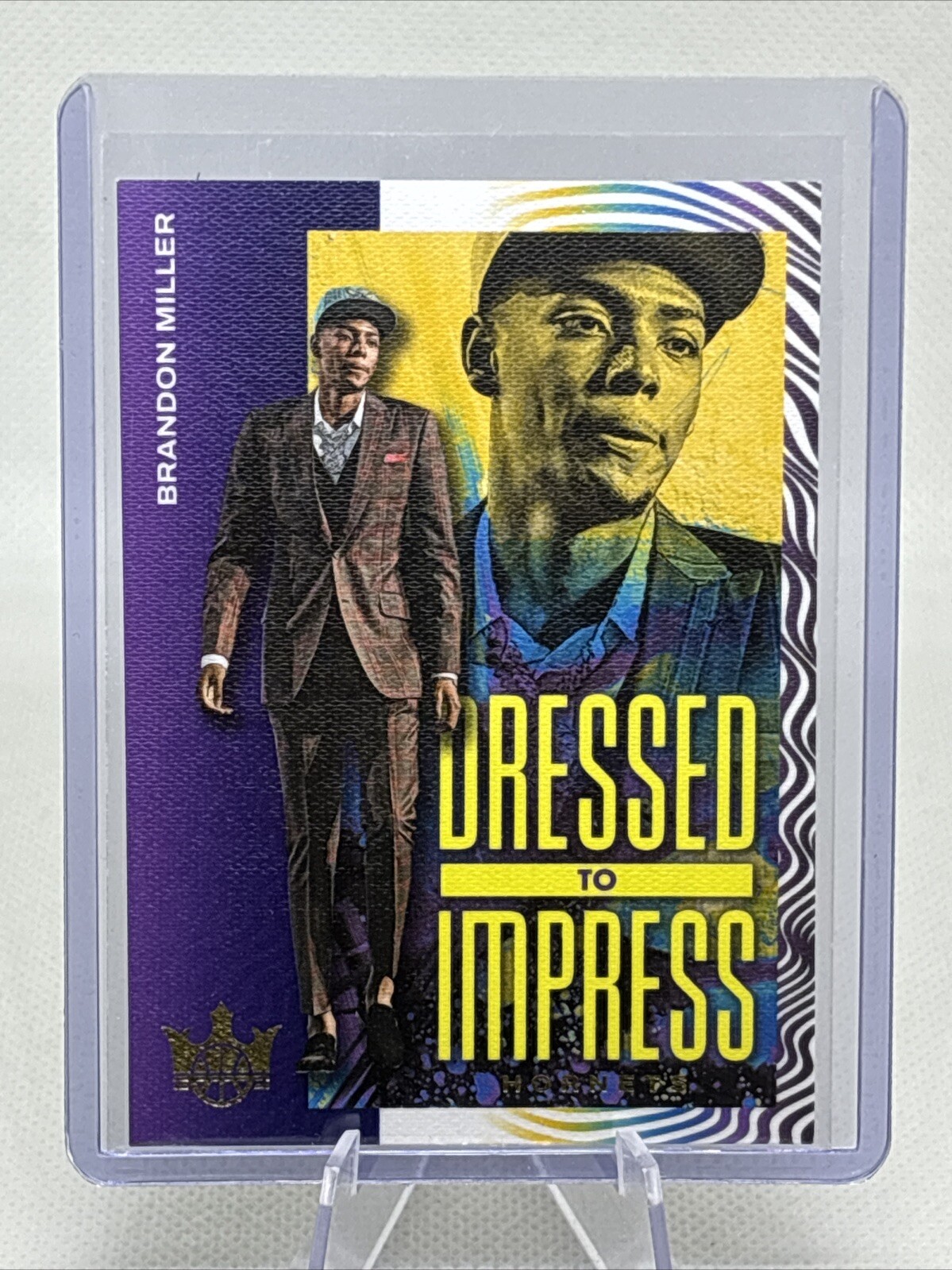 2023-24 Court Kings Dressed to Impress Brandon Miller #7 Insert Hornets RC NM+