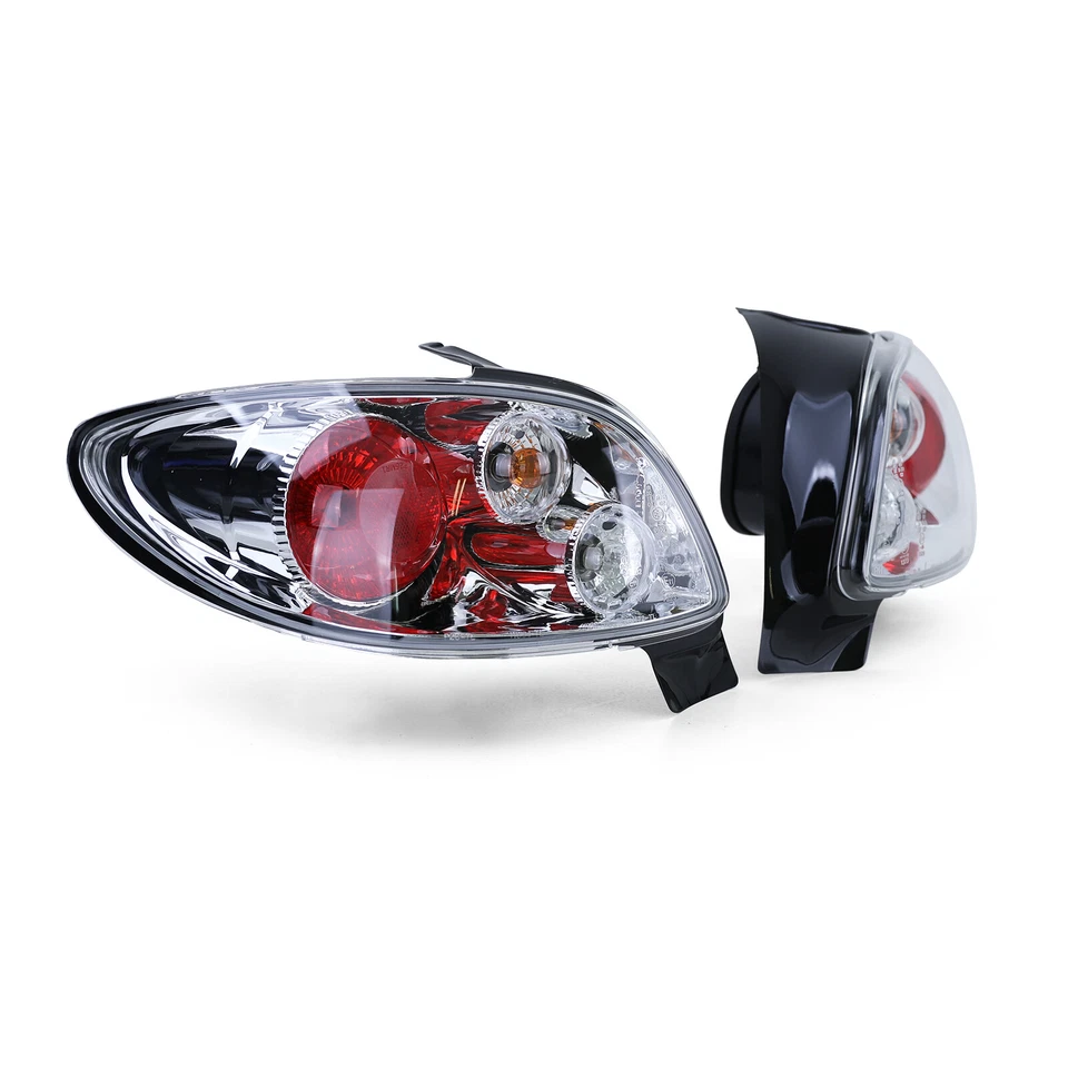 For Peugeot 206 Hatchback 3+5 Doors 98-09 Rear Lights Clear Glass - image 3 of 4
