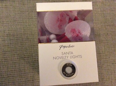 NEU UND VERPACKT Neu Set Paperchase Santa Neuheit Lichter - 2m - 10 Lichter