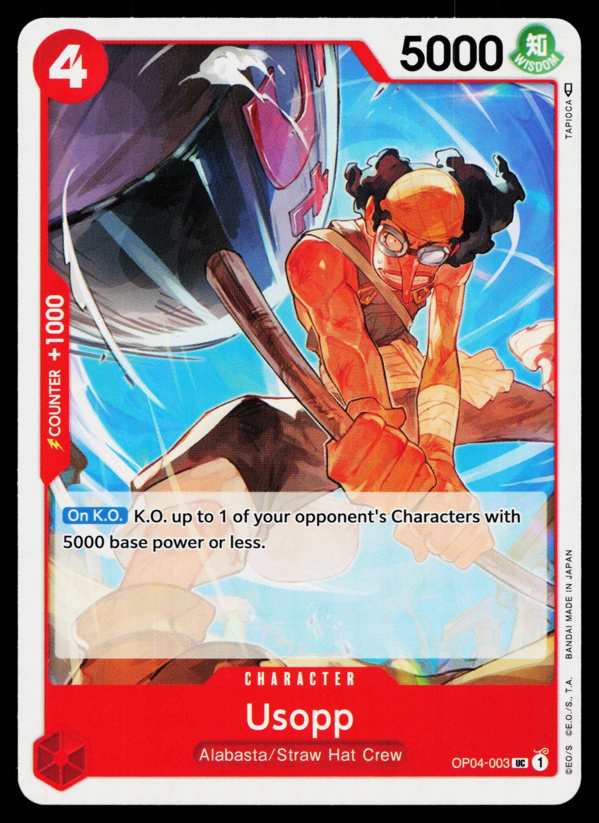 Usopp - OP04-003 - NM - Uncommon - English OP04 - One Piece TCG