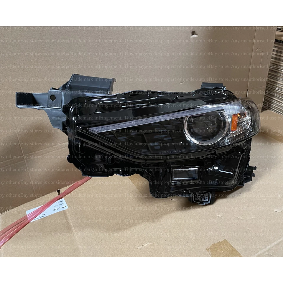 Front LED Headlight Assembly W/o Adaptive Left Driver Side for 2019 2022 Mazda 3 - Image 3 of 4