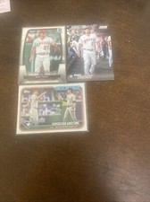 Mike Trout 2024 Topps Foil Trout/Witt Jr 2023  Bowman Chrome & 2022 Stadium Club