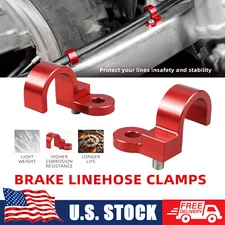 CNC Rear Brake Line Cable Clamp Guide For Honda XR650L 250R 250L 600R 400R CR80R