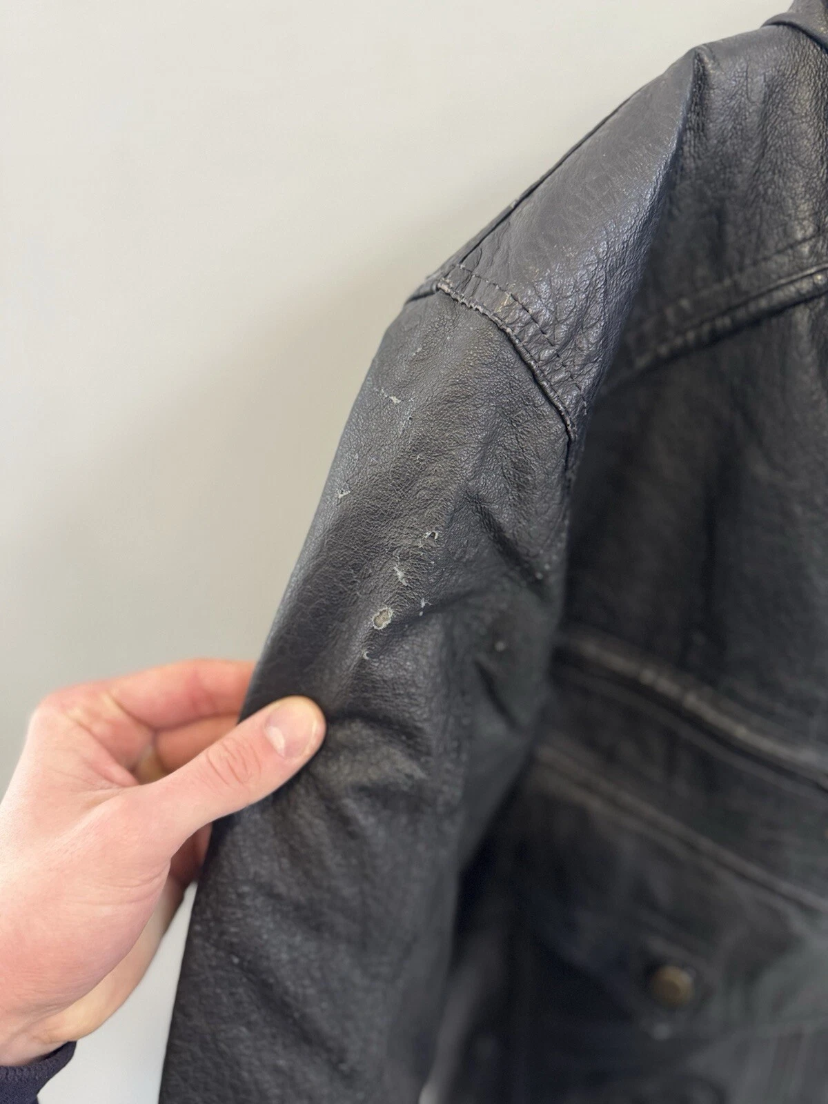 GUCCI Giacca Bomber Giacca Moto Pelle Nera Pazzesca Anni 90 00 Hype Omium