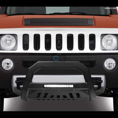 Fits 04-15 Nissan Titan/Armada Matte Black AVT Aluminum LED Light Bull