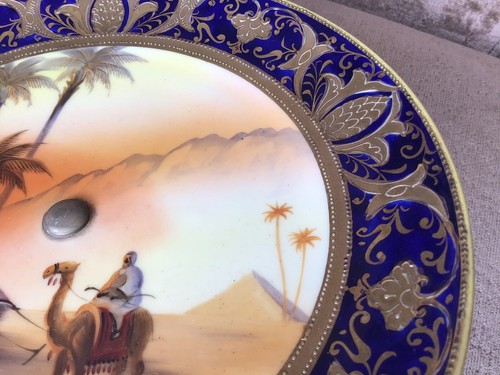Noritake 1930s Art Deco Desert Scene Cake Stand - Bild 11 von 16