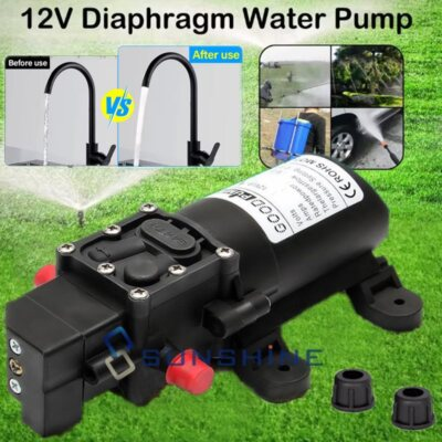 #ad 12V 130PSI 1.6GPM Water Pressure Diaphragm Self Priming Marine RV Caravan Pump $28.99