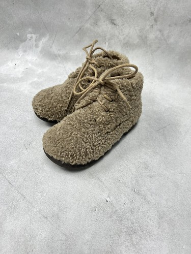 AOI sz 27 Age of Innocence Teddy Jane faux-fur ankle boots Toddler Girl - Picture 2 of 10