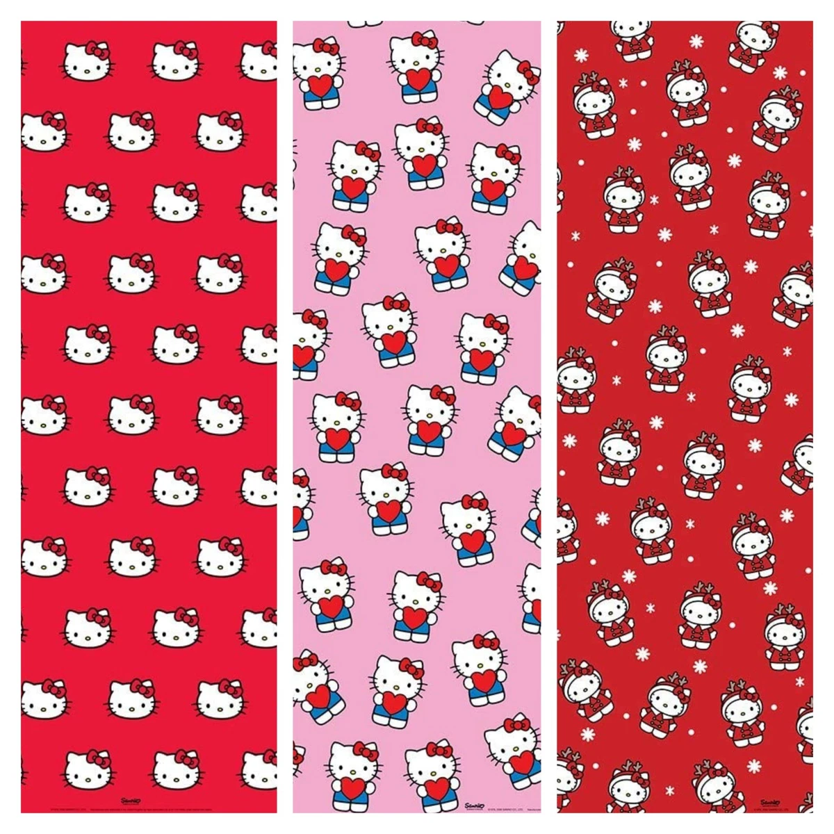 Hello Kitty Gift Wrap Wrapping Paper 50x70cm or Card Birthday