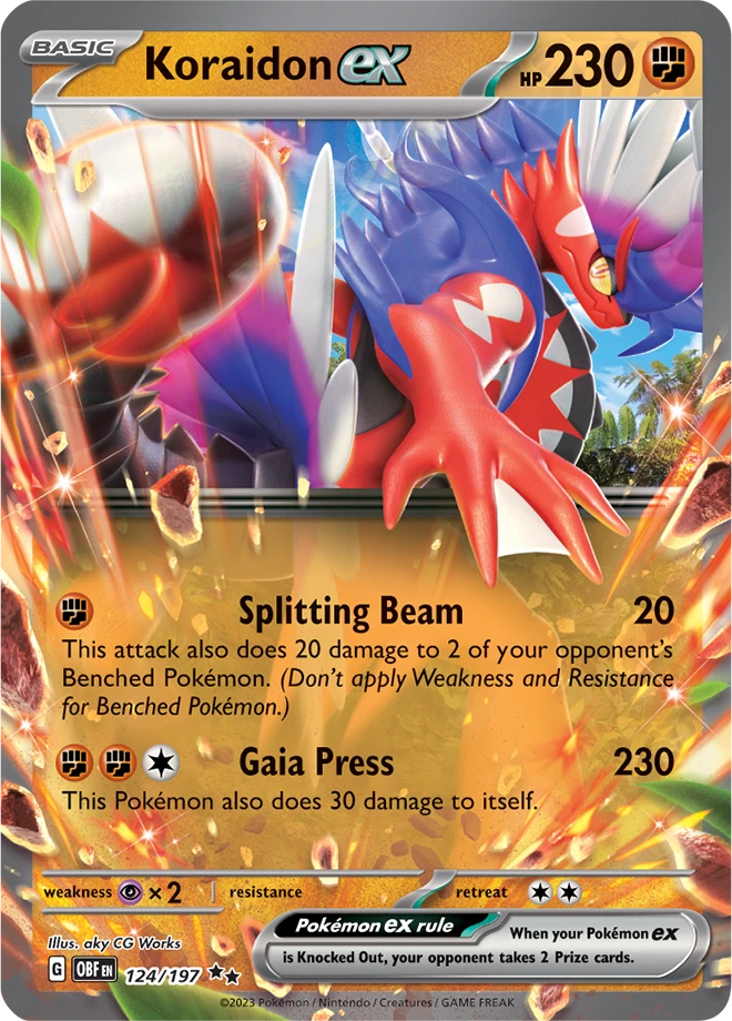 koraidon basic pokemon card value - ex 231/198 - Scarlet & Violet - Ultra Rare Shred This attacks damage isnt affected by any effects on your opponents Active Pokemon Koraidon ex | Scarlet &
