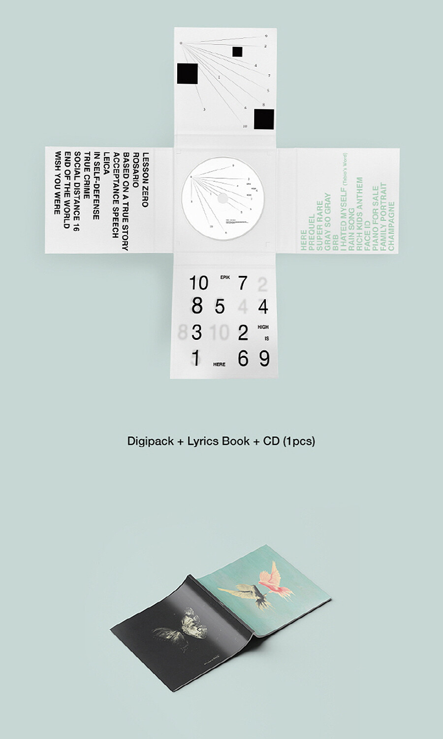 Image 21 - EPIK HIGH [EPIK HIGH IS HERE] 10th Album (上+下) Digipack CD+Lyrics Book SEALED