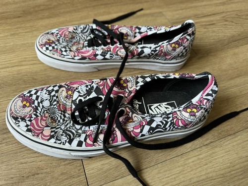 Disney X Vans Cheshire Cat Alice In Wonderland Shoes Size UK 5.5 Trainers 38.5 - Picture 4 of 6
