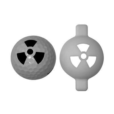 Nuclear Symbol, Nuked It, Nuke Golf Ball Stencil, Marker, Personalize Your Balls