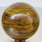 Natural Tiger Eye stone ball quartz crystal ball Reiki healing 1800G — photo 1
