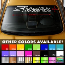 Windshield Banner Premium Vinyl Decal Sticker 36x6 Honda Si Sick As Fck Windshield Banner Premium Vinyl Decal Sticker 36x6 Honda Si Sick As Fck