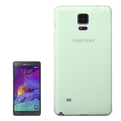 Schutzhülle Case Ultra Dünn 0,3mm für Handy Samsung Galaxy Note 4 SM N910 Grün
