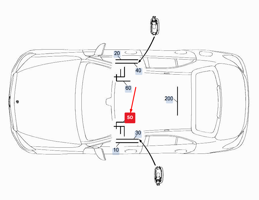 Neu MERCEDES-BENZ GLC X253 Kabelbaum vorne links A2055403544 Original
