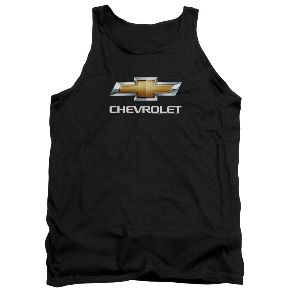 CHEVROLET CHEVY BOWTIE STACKED Licensed Men's Tank Top Sleeveless