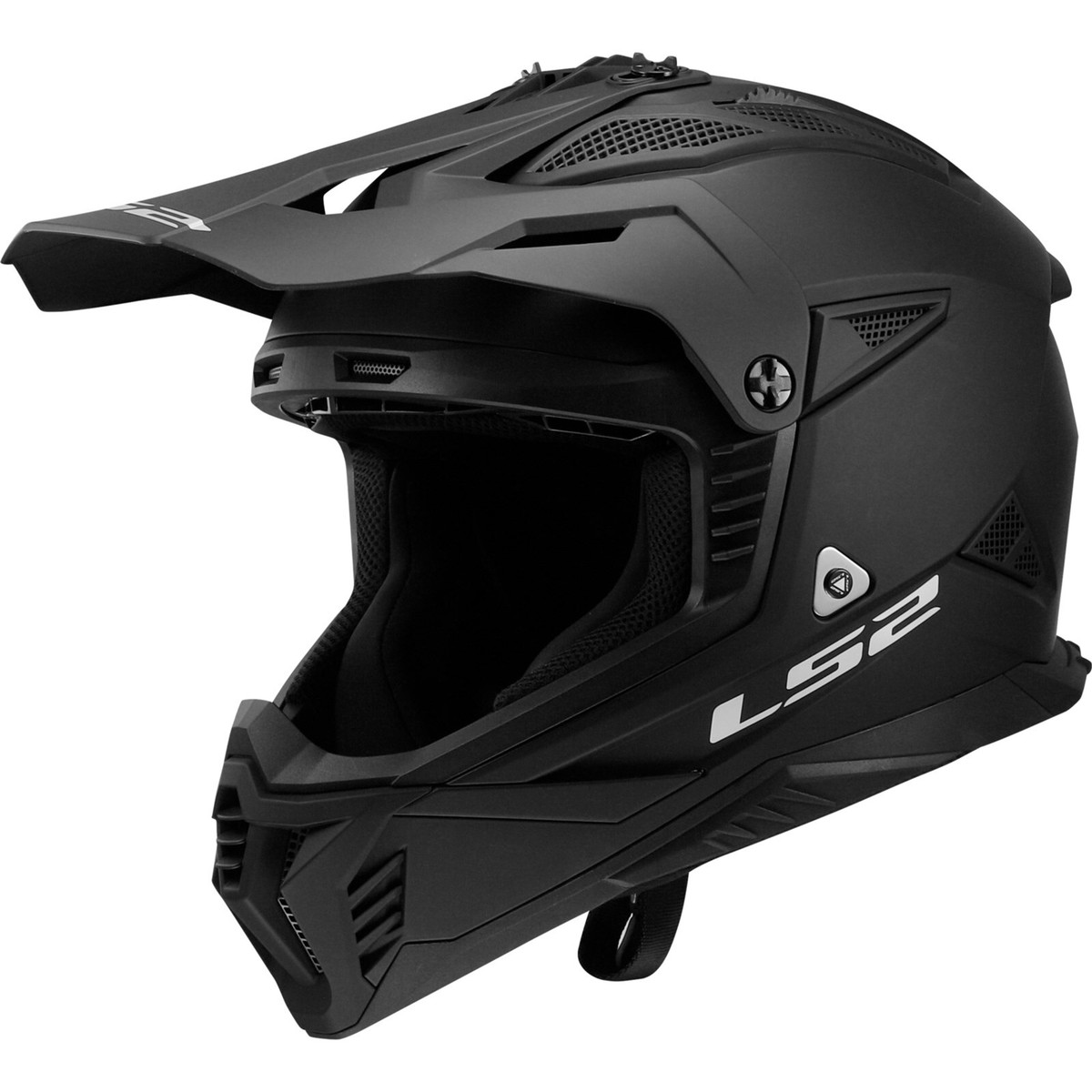 Motocross Casco Moto Negro Casco Offroad Per Moto XL LS2 MX708