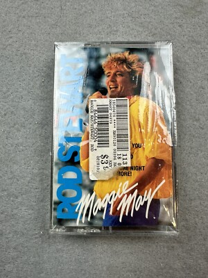 New Sealed 1986 Rod Stewart Maggie May Cassette CPK-5000 VINTAGE