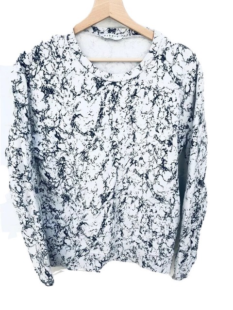 Sandro Paris - Marble Sweater Size S / Small - 100% Cotton