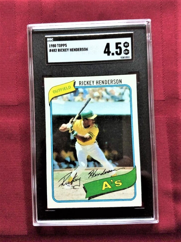 Rickey Henderson RC 1980 Topps #482 RC