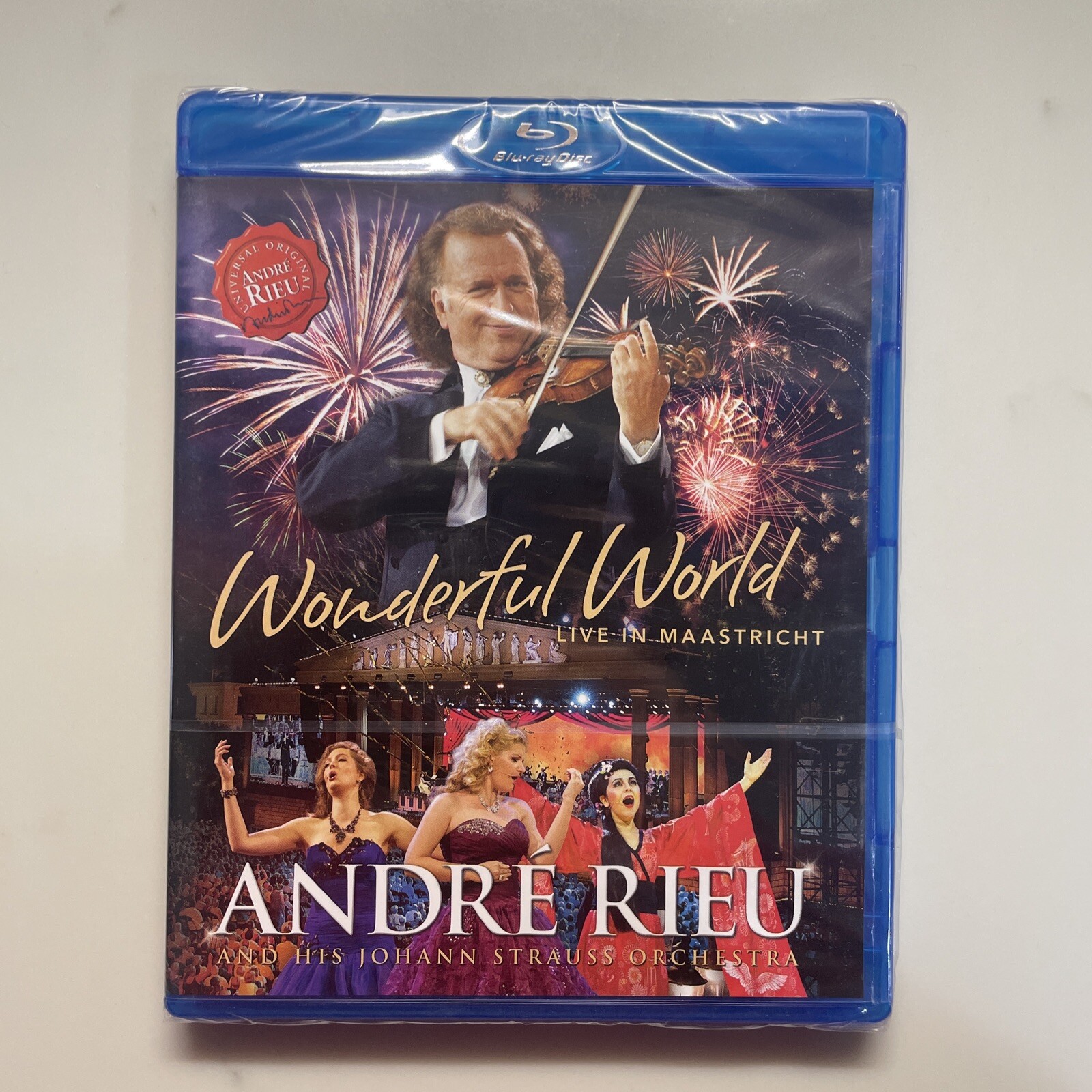 Andre Rieu - Wonderful World - Live In Maastricht - New Blu-ray - Strauss Orc